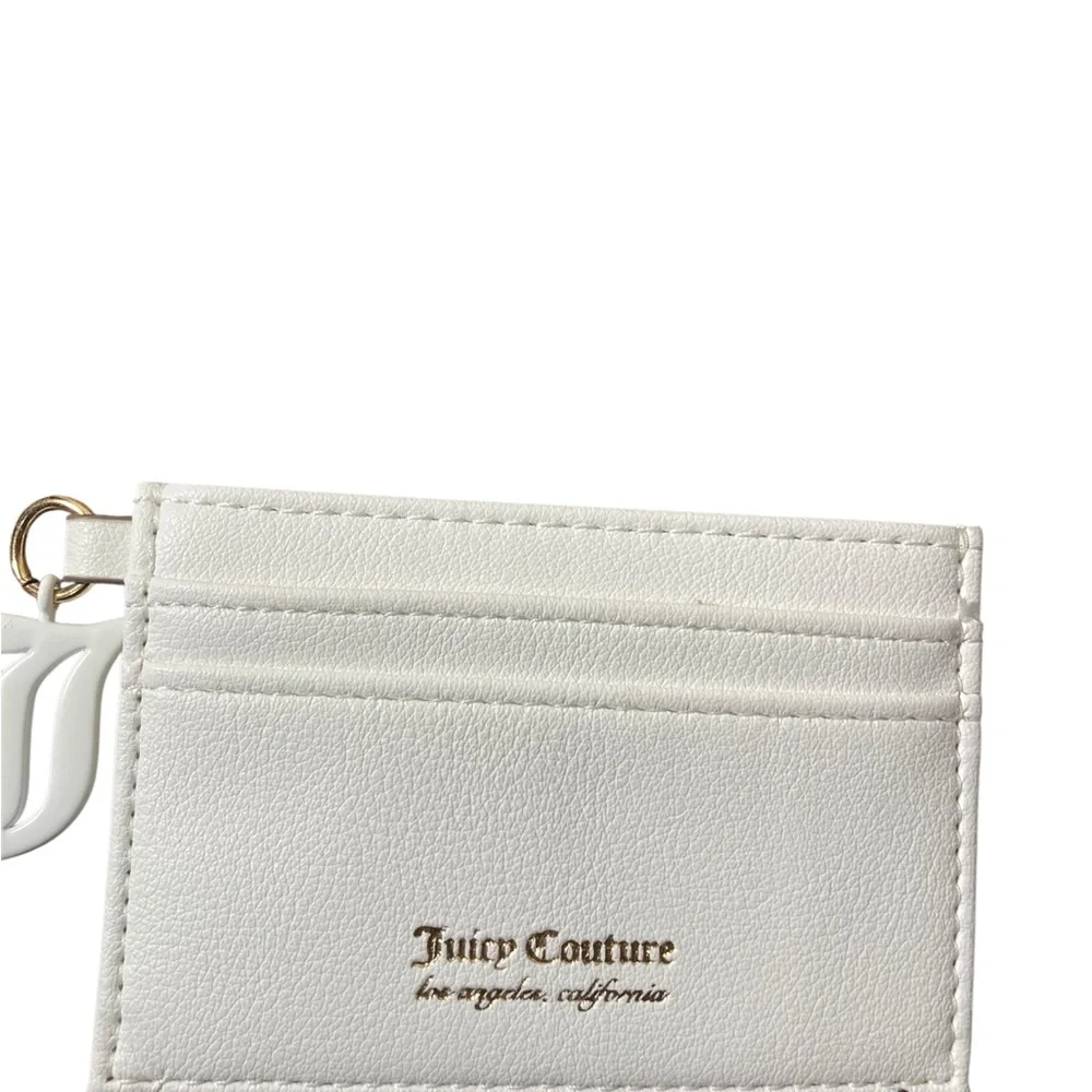 Juicy Couture White Satchel and card holder Set (never used)